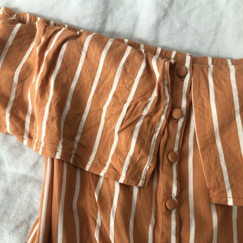 LuLu’s striped button-front dress